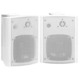 VidaXL Stereoluidsprekers wandgemonteerd 2 st 100 W wit