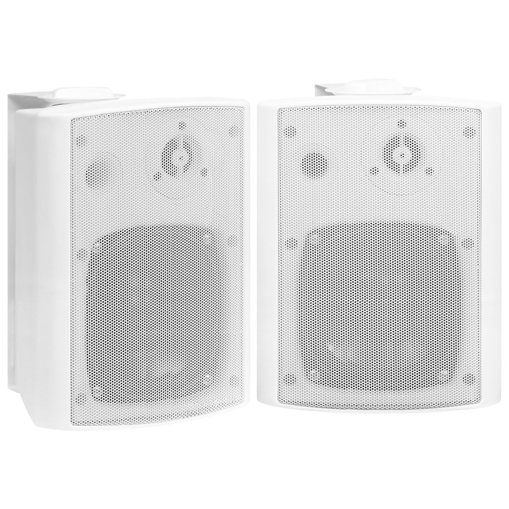 Vidaxl altavoces estereolídicos pared monta de pared 2 st 100 w blanco