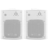 Vidaxl Stereolud haut-parleurs muraux de mur 2 st 120 w blanc