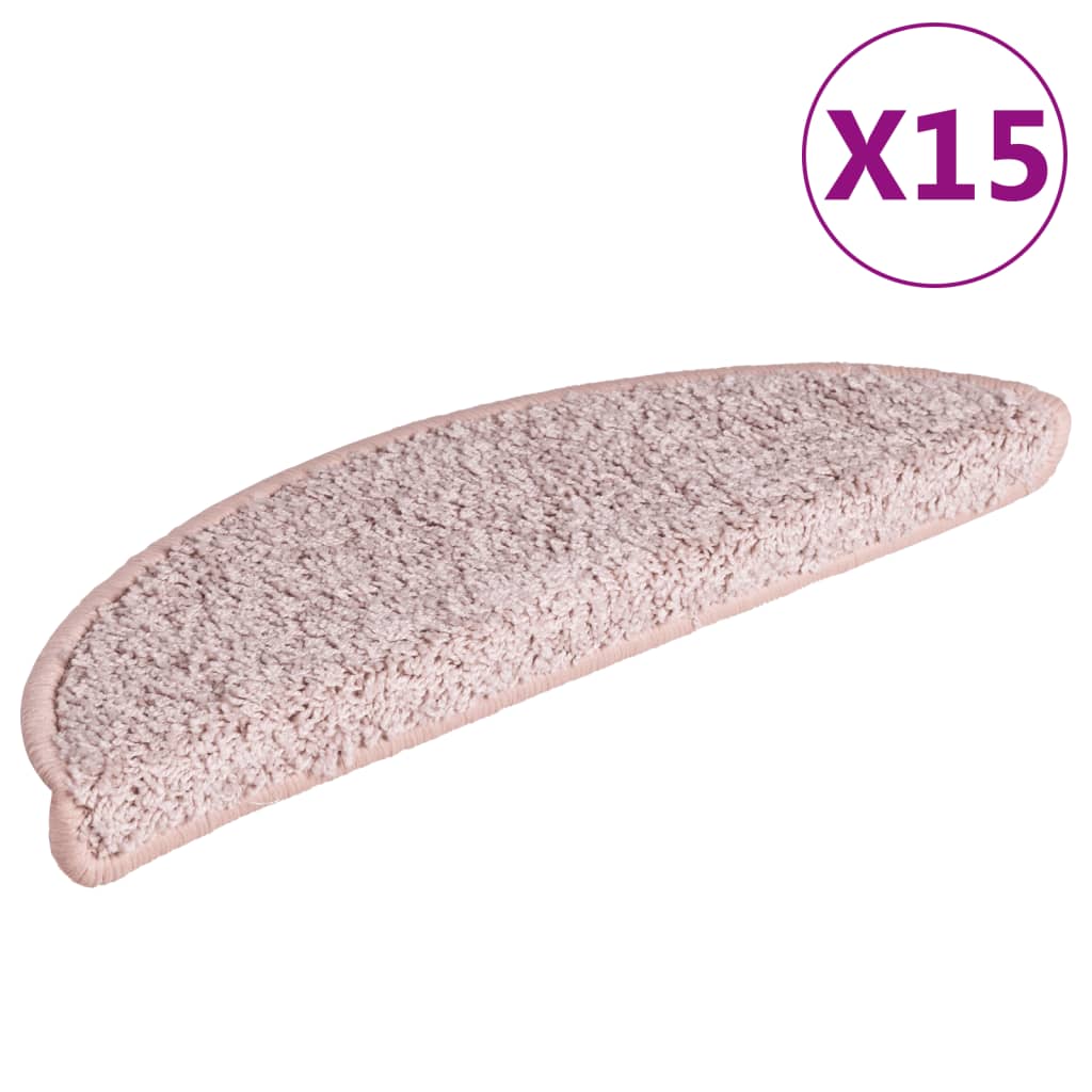 Vidaxl Staps Mants 15 St 56x17x3 cm Liicht Pink