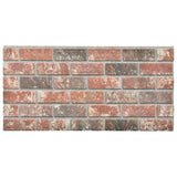 Vidaxl Wall Panels 10 St 3d Mark Brown og Gray Brick EPS