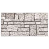 Vidaxl 10 st Wall panels 3D gray brick EPS