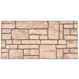 Vidaxl 11 St Wall Panels 3D Beige Brick EPS