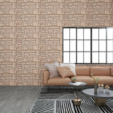 Vidaxl 11 st Wall panels 3D beige brick EPS