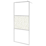 Vidaxl Walk-In Walk Walk With Stone Motif 80x195 cm ESG Verre