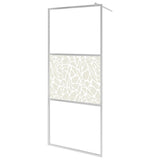 Vidaxl walk-in walk-in muro con motivato in pietra 115x195 cm ESG Glass