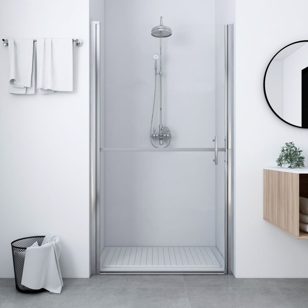 Vidaxl shower door 91x195 cm hardened glass