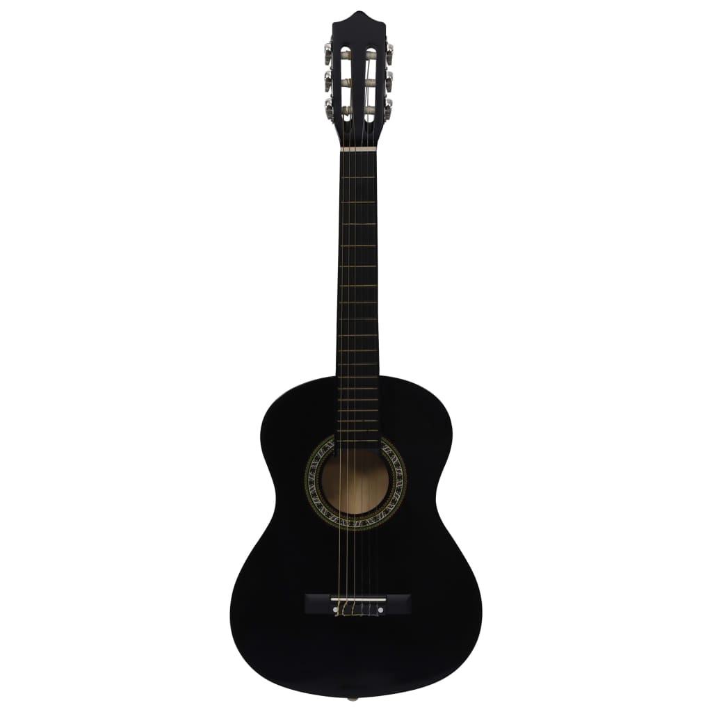 Vidaxl Guitar Classic nybegynnerbarn med Tas 1 2 34 Black