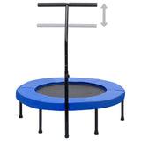 Vidaxl fitnesstrampoline con asa y alfombrilla de seguridad 102 cm