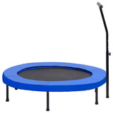 Vidaxl Fitnesstrampoline with handle and safety mat 122 cm