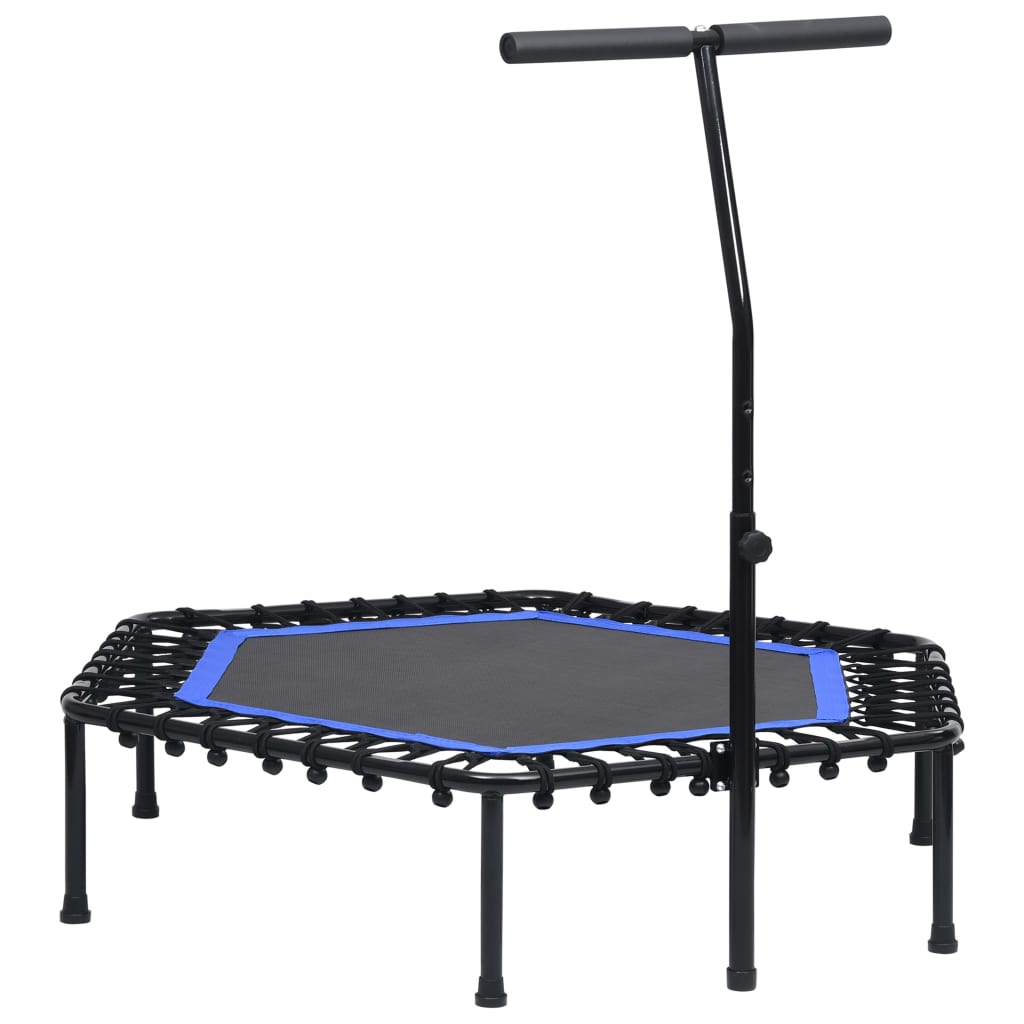 VidaXL Fitnesstrampoline met handgreep 122 cm