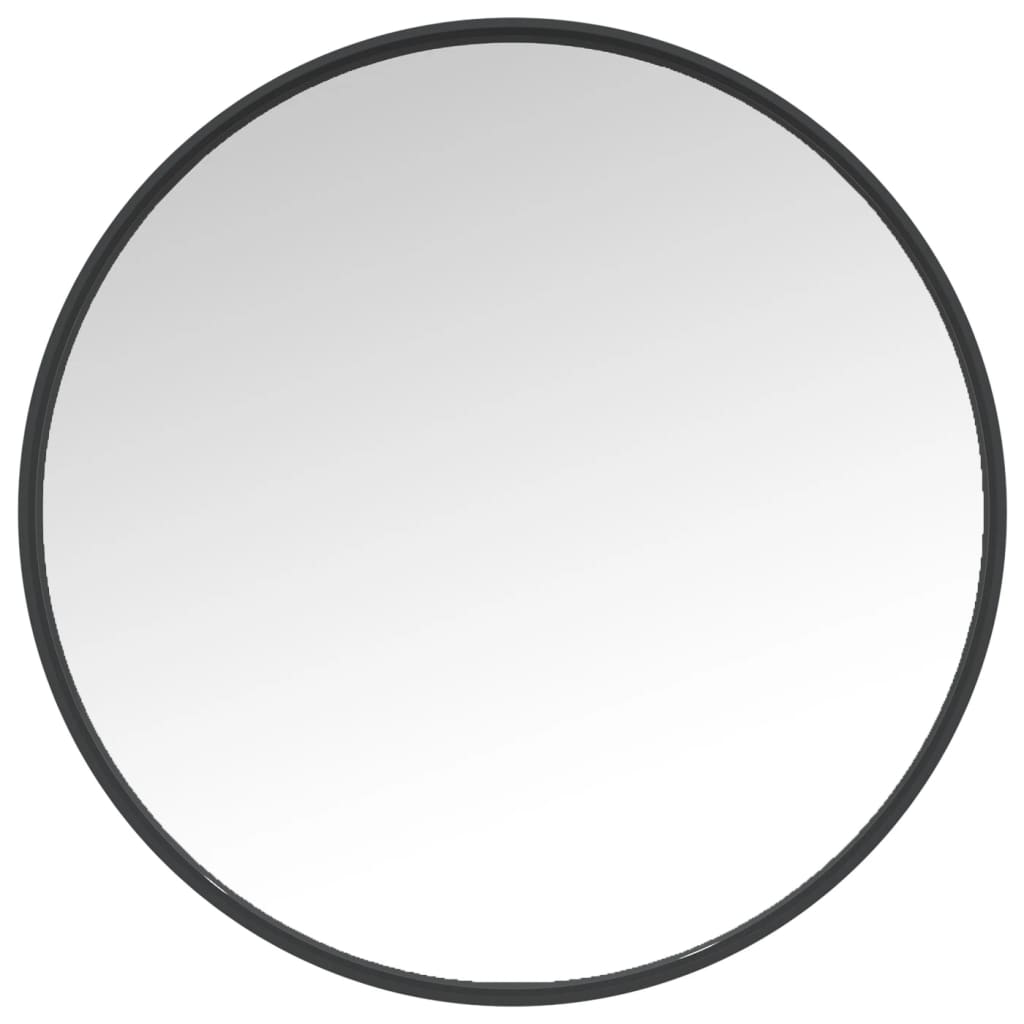 Vidaxl Wall Mirror 50 cm sort