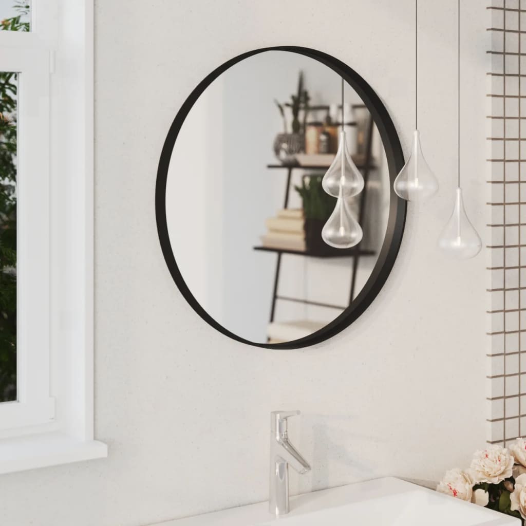 Vidaxl Wall Mirror 60 cm černá