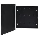 Vidaxl key cabinet with magnetic board 35x35x4 cm black