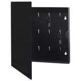 Vidaxl Key Cabinet con scheda magnetica 35x35x4 cm nero