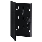 Vidaxl Key Cabinet med Magnetic Board 30x20x4 cm sort