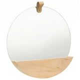 Vidaxl Wall mirror 35 cm Solid pine