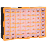 Vidaxl Organizer with 64 drawers 52x16x37.5 cm