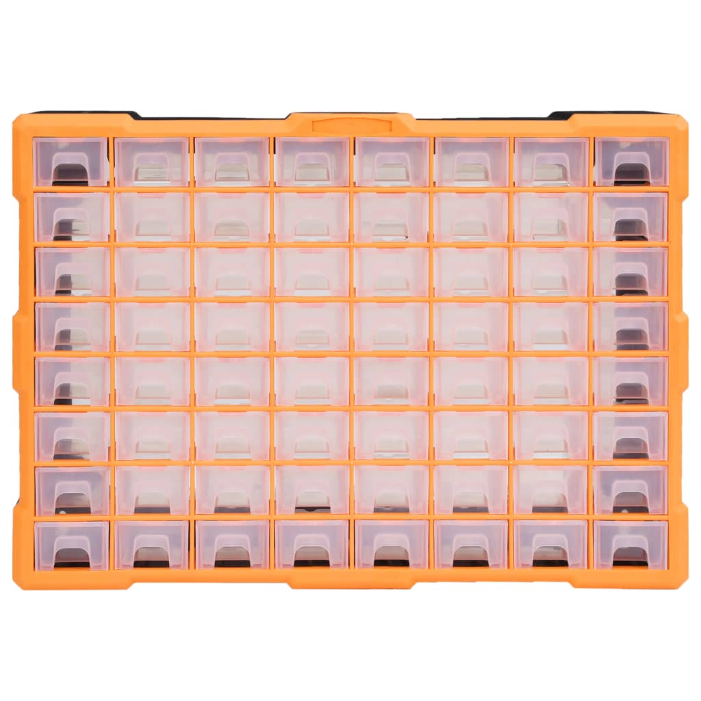 Organizátor Vidaxl s 64 zásuvkami 52x16x37,5 cm