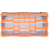 Organizador de Vidaxl con 22 cajones 49x16x25.5 cm