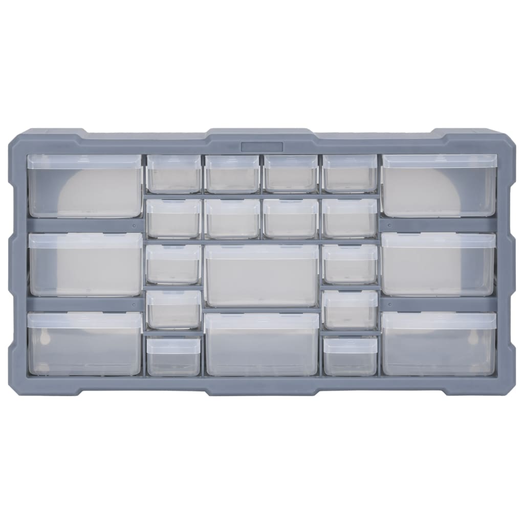 Vidaxl Organizer z 22 szufladami 49x16x25.5 cm