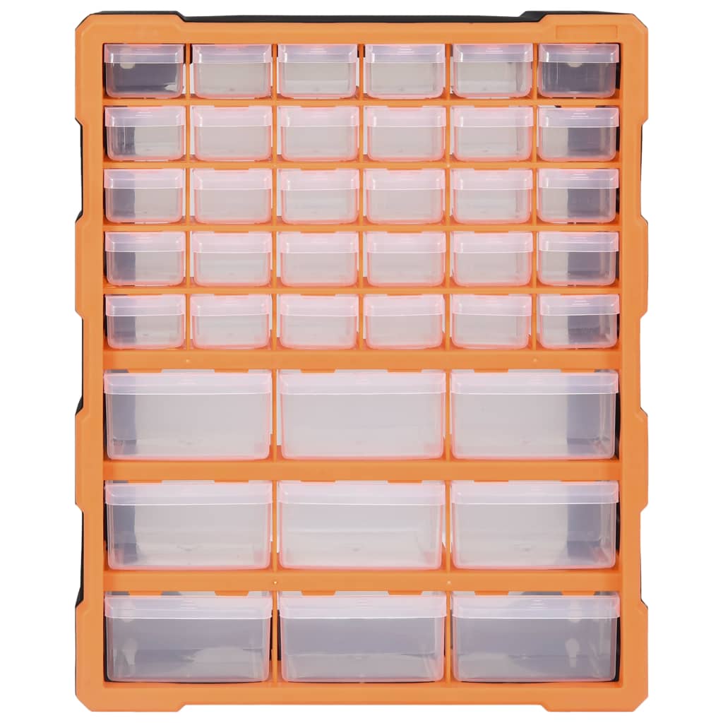 Vidaxl Organizer z 39 szufladami 38x16x47 cm