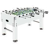 Table de football Vidaxl 60 kg 140x74.5x87,5 cm en acier blanc