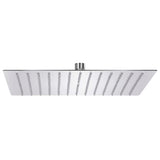 Vidaxl Rain Shower Head Square 30x30 cm in acciaio inossidabile 304