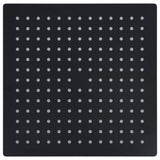 Vidaxl Rain Shower Head Square 30x30 cm in acciaio inossidabile nero