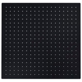 Vidaxl Rain Shower Head Square 50x50 cm en acier inoxydable noir