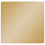 Vidaxl Regenduschkopf Quadrat 25x25 cm Edelstahl Gold gefärbt