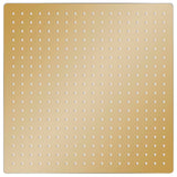 VidaXL Rain shower head square 50x50 cm Stainless steel gold colored