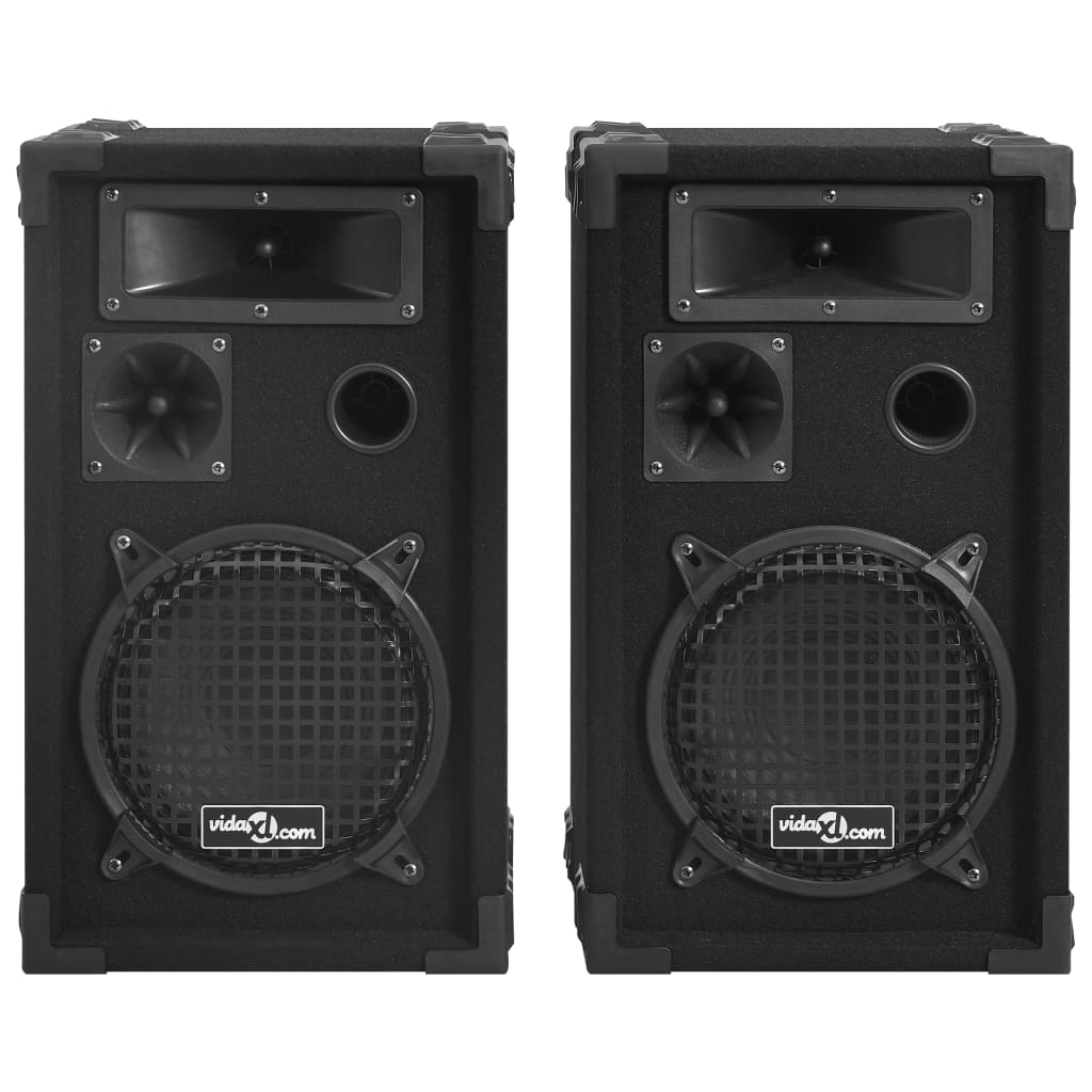 Vidaxl HiFi-Podium-Lautsprecher 2 St Passive Professional 800 W Schwarz