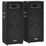 Vidaxl HiFi-Podium-Lautsprecher 2 St passive Profi 1000 W Schwarz