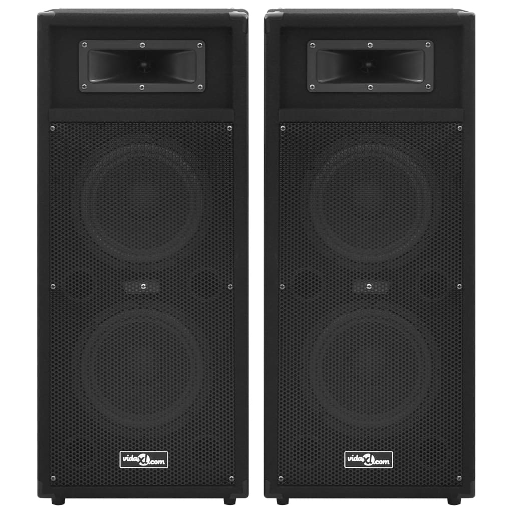 Vidaxl HiFi-Podium głośniki 2 St pasywny profesjonalista 1000 W czarny