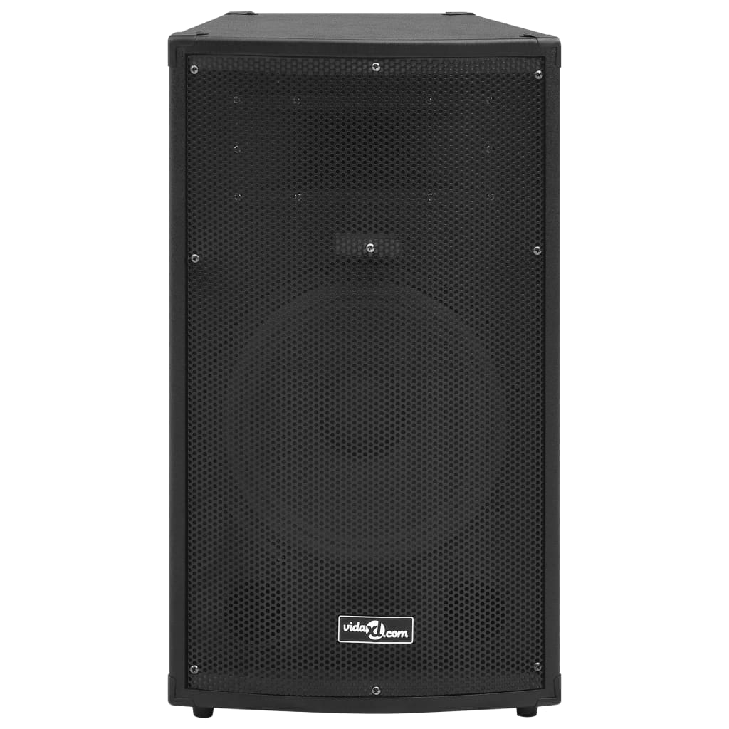 VidaXL Hifi-podiumluidspreker passief 1000 W 37x37x64 cm zwart