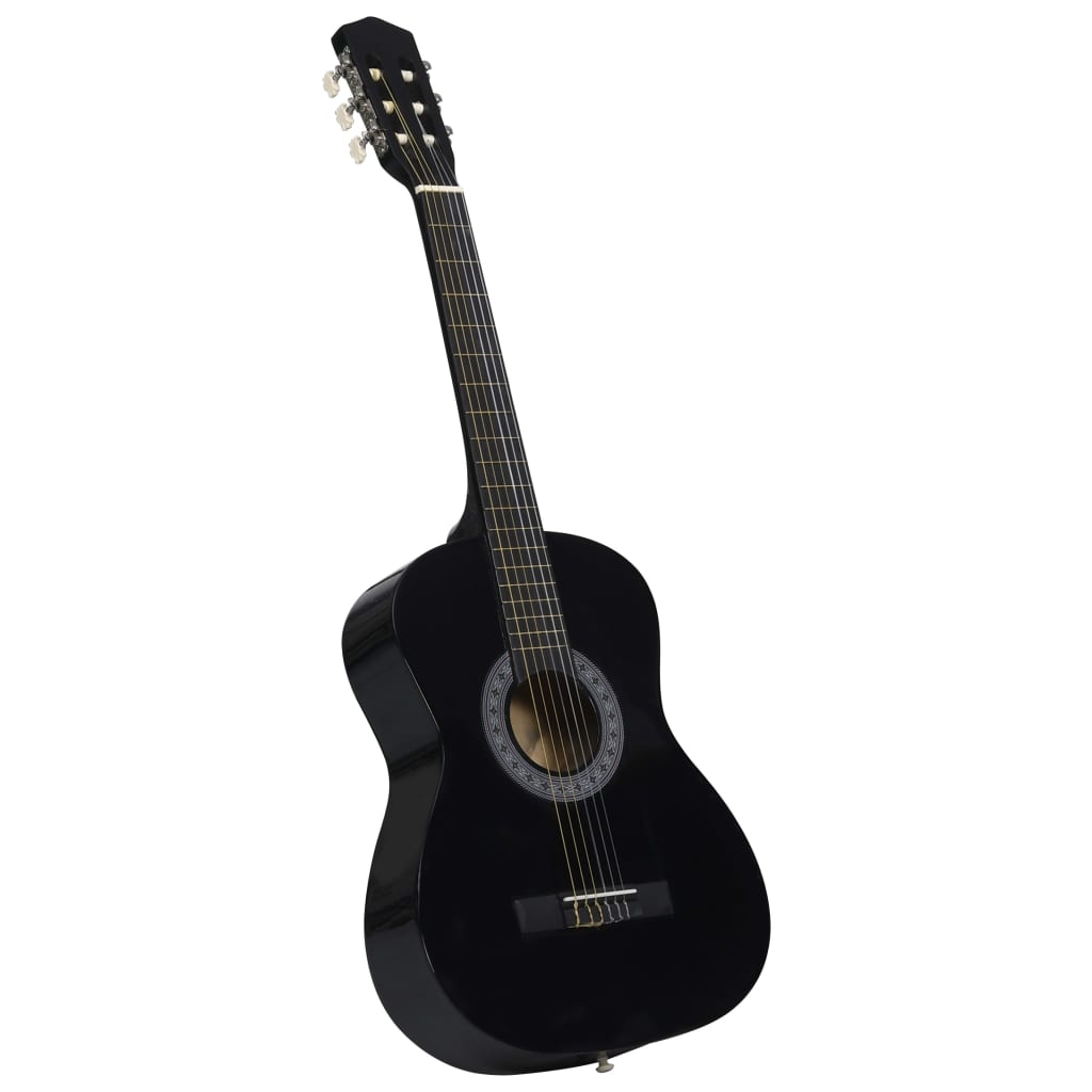 Vidaxl Guitar Classic Beginner With Tas 3 4 36 Black