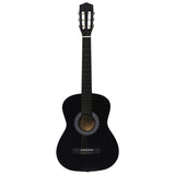 Vidaxl Guitar Classic Beginner With Tas 3 4 36 Black