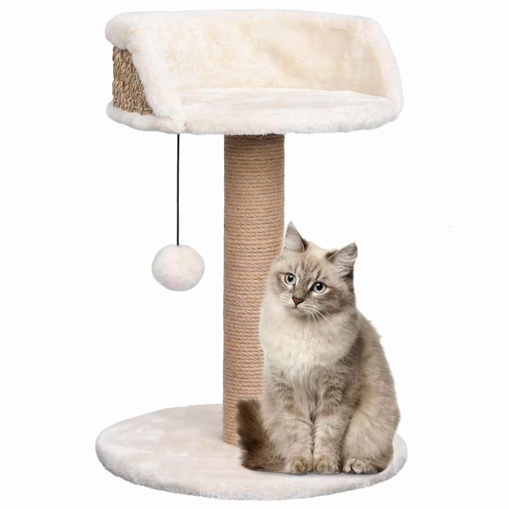 Vidaxl Cat Tree with Basket 49 cm Seagrass