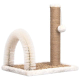 Vidaxl Cat Scratching Post avec arc de brosse et poteau de grattage