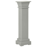 Vidaxl Plant Standard Classic Column Square 17x17x66 cm MDF Gray