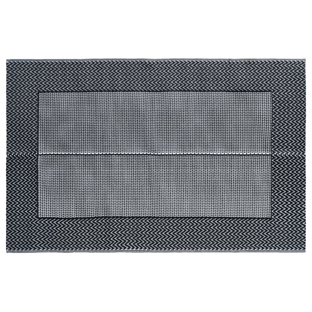 Vidaxl à l'extérieur du tapis 160x230 cm pp gris