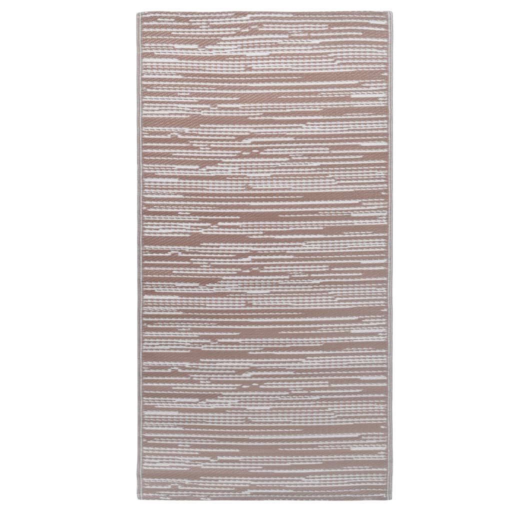 Vidaxl ausserhalb rug 160x230 cm pp brong