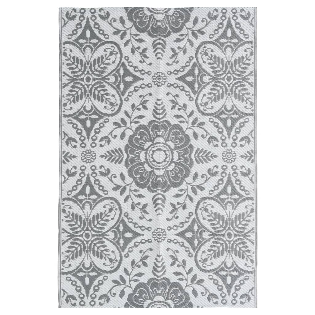 Vidaxl Outside Rug 190x290 cm pp grigio chiaro