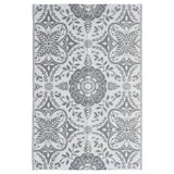 VidaXL outside rug 190x290 cm pp light gray