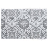 VidaXL outside rug 190x290 cm pp light gray