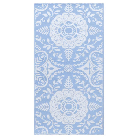 VidaXL Buitenkleed 80x150 cm PP babyblauw