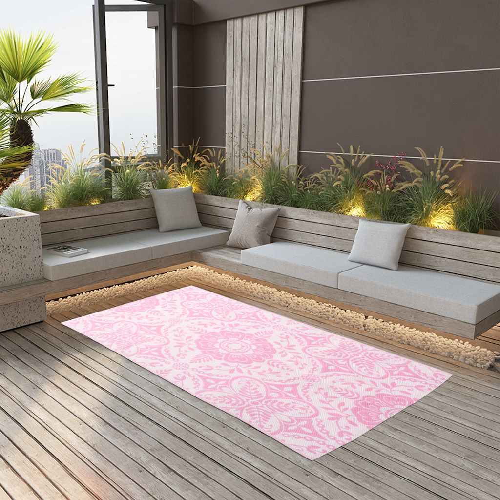 Vidaxl Outdoor Teppich 120x180 cm pp Pink