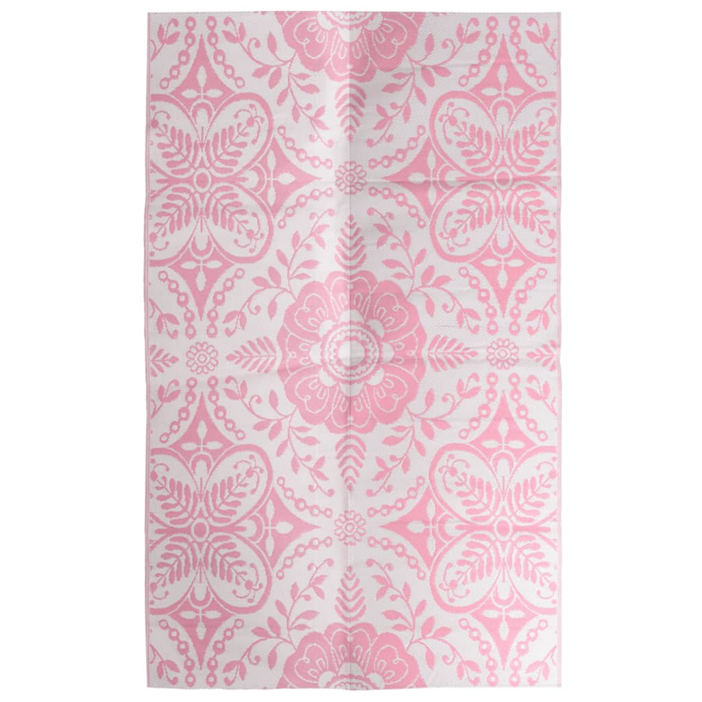 Vidaxl außerhalb des Teppichs Arakil 190x290 cm pp Pink