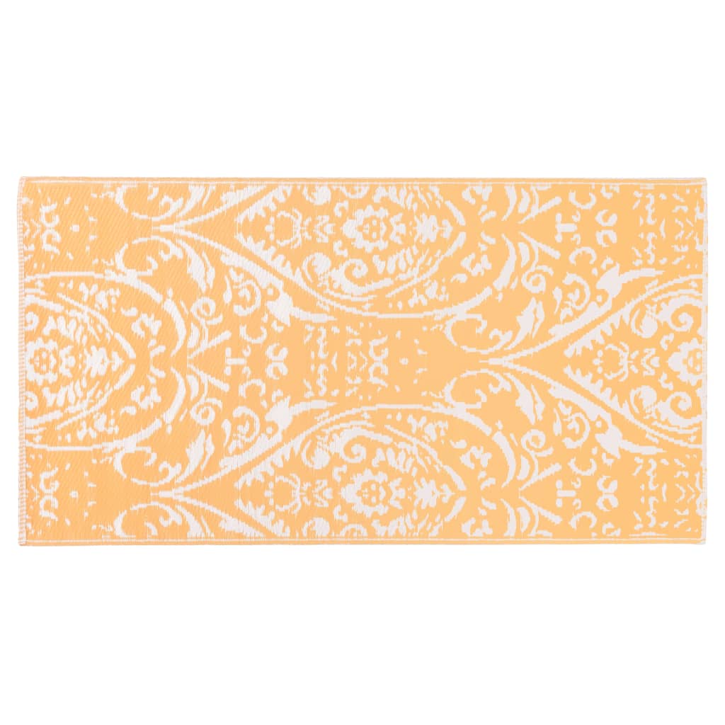 VidaXL outside rug Arakil 80x150 cm pp orange and white